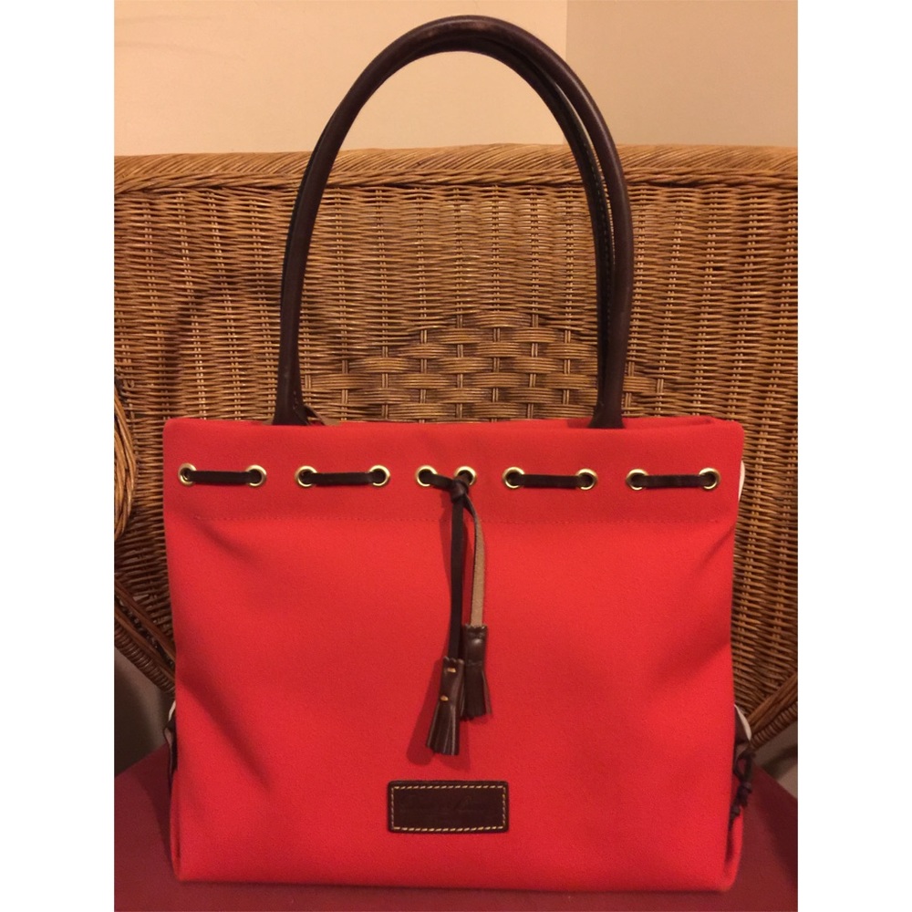 Dooney & Bourke Red Canvas Bag